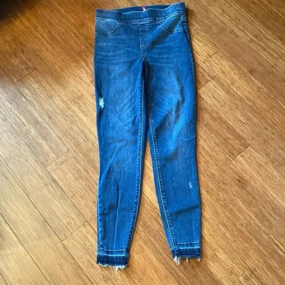 Spanx women’s jeggings - medium - skinny - faux front pockets - back pockets - Picture 1 of 8
